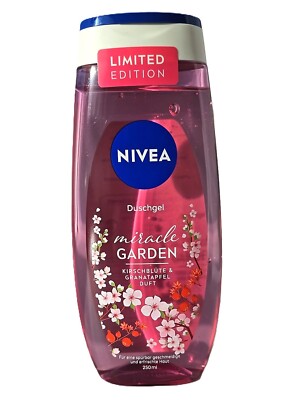19,30 /L - 6x NIVEA Duschgel Miracle Garden   Kirschblüte & Granatapfel   250ml