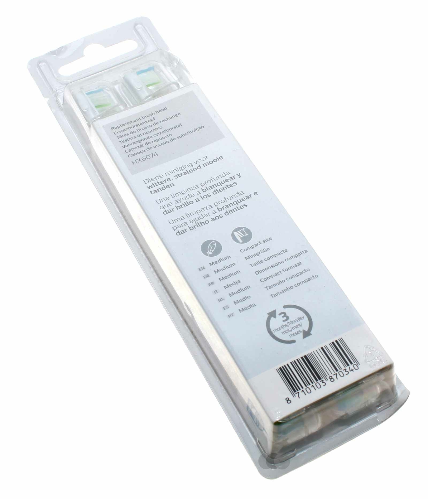 Philips Sonicare HX6074 W2c Optimal White Aufsteckbürsten für