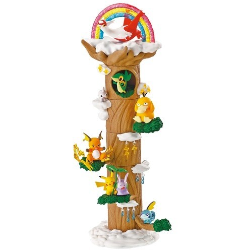 RE-MENT Pokemon Pile Up! Forest 7 Weather Tree Stackable Mini