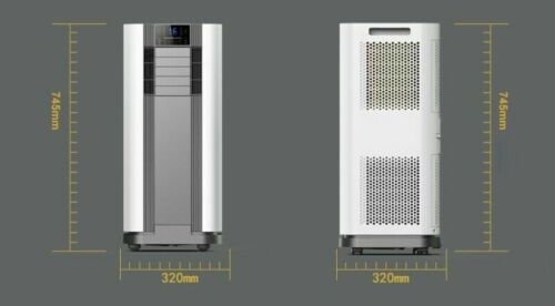 Mobile Klimaanlage 9000 BTU 2,6kW 4in1 Kühlen Heizen Luftentfeuchter Ventilator - Bild 3 von 7