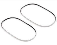 Yokomo BD10 Front/Rear Low Friction Drive Belt (White) (2) (117T) [YOKBD-351LWA]