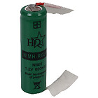 Pile ricaricabili NiMH Pacco batterie 1.2 V 600 mAh 1-Pack