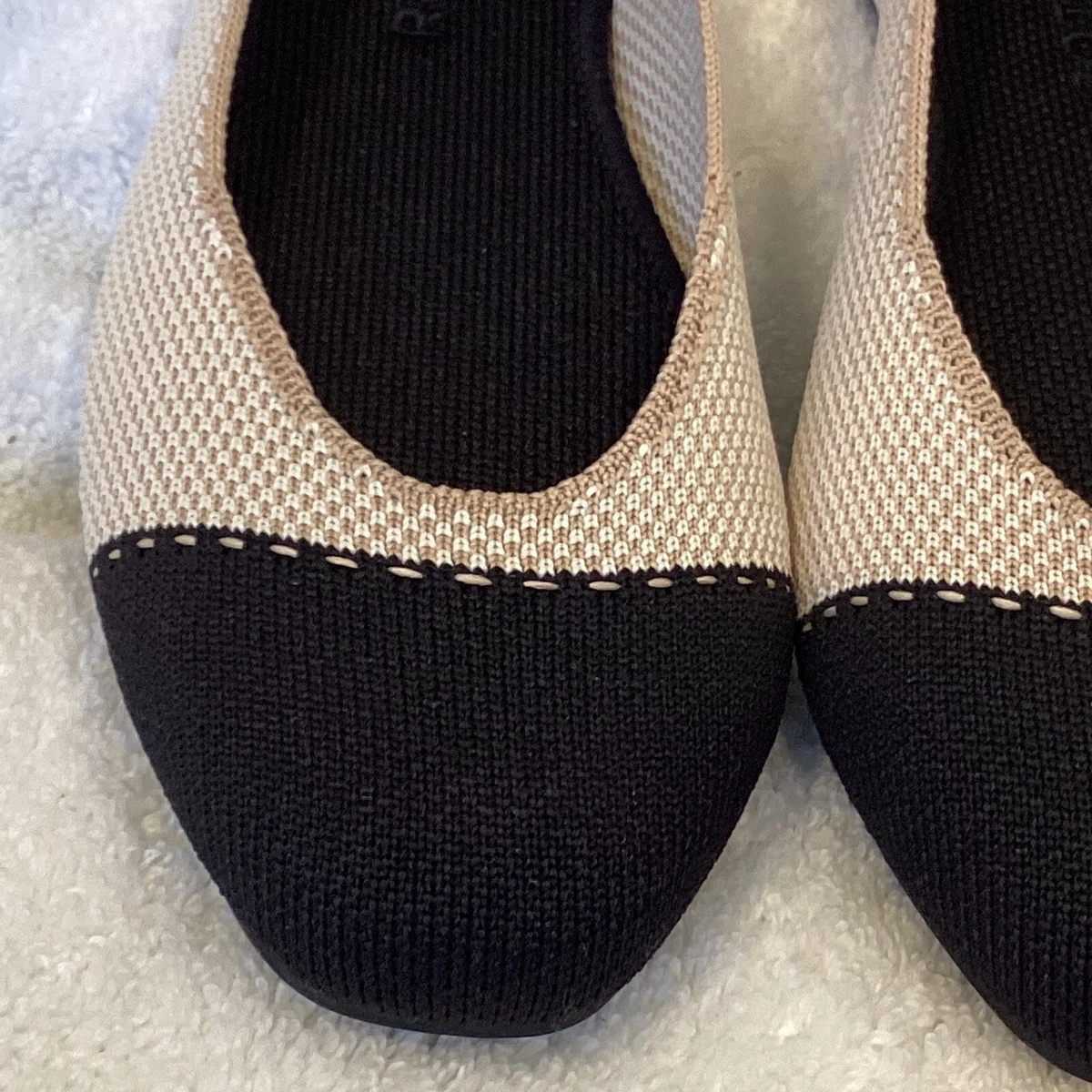 CHANEL espadrille slip-on ballet shoes size 38 equivalent to US7.5 used