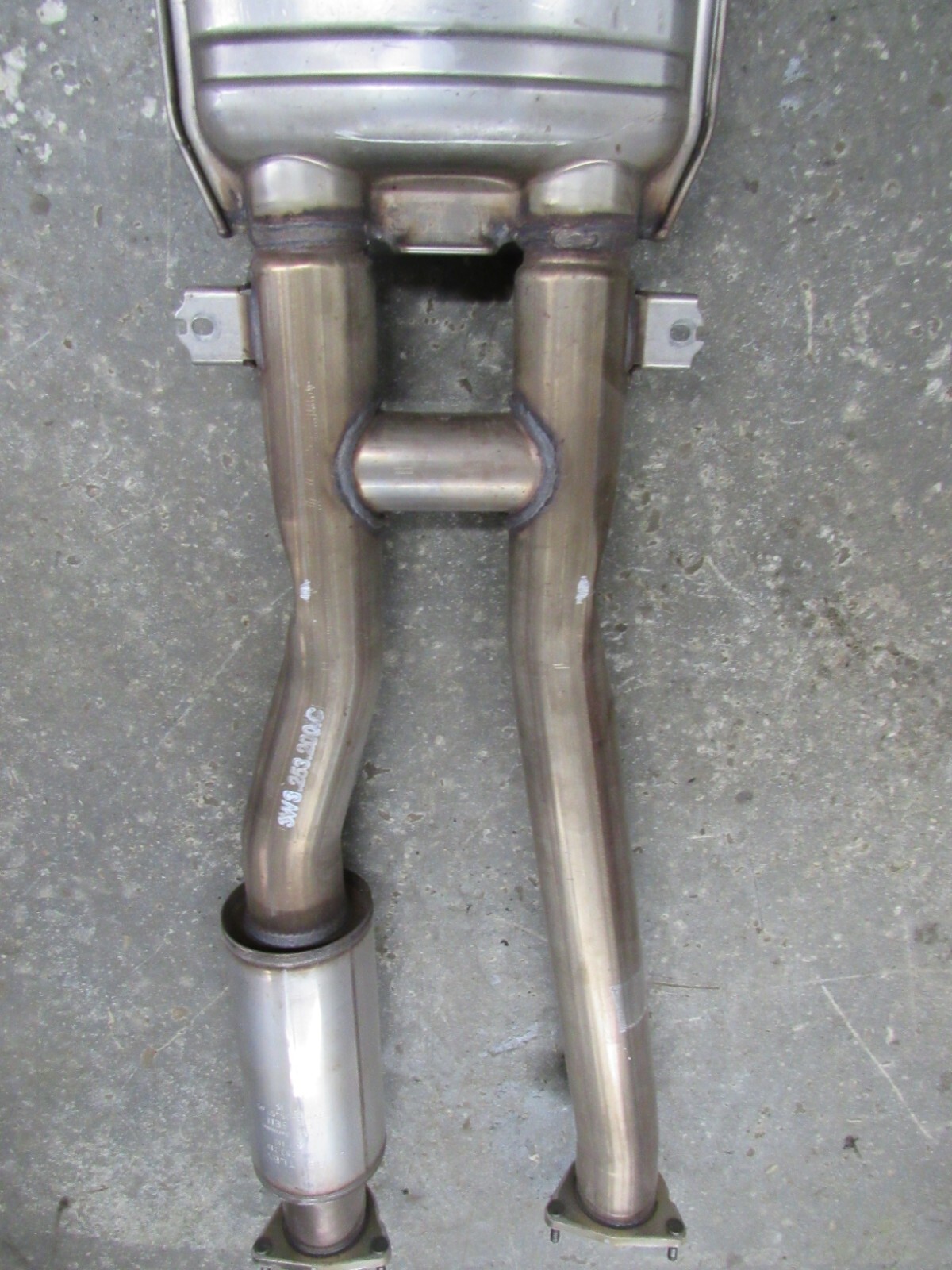 2013 BENTLEY CONTINENTAL GTC GT V8 EXHAUST PIPES MUFFLER MID SILENCER  OEM -6872