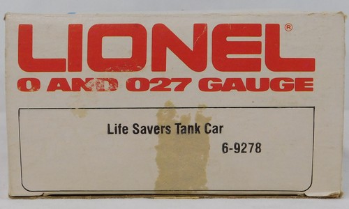 Lionel Trains 6-9278 Lifesavers Tank Car 1978 Boxed C-7+ Chrome REAL NICE O gaug - Picture 15 of 16