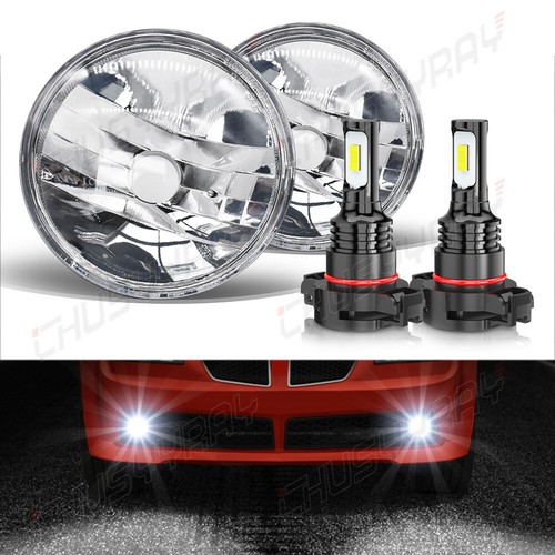 Fog Lights Front Bumper Bulbs Clear Lens for 2015-19 Chevrolet Silverado 2500 HD - Foto 9 di 12