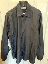 CANDA C A MENS Dark Grey LONGSLEEVE SHIRT M 39/40