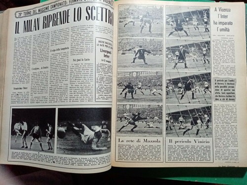 R@RIT@' LO SPORT ILLUSTRATO 19 FASCICOLI RILEGATI 1965 -RIF.N.15 - Imagen 10 de 12