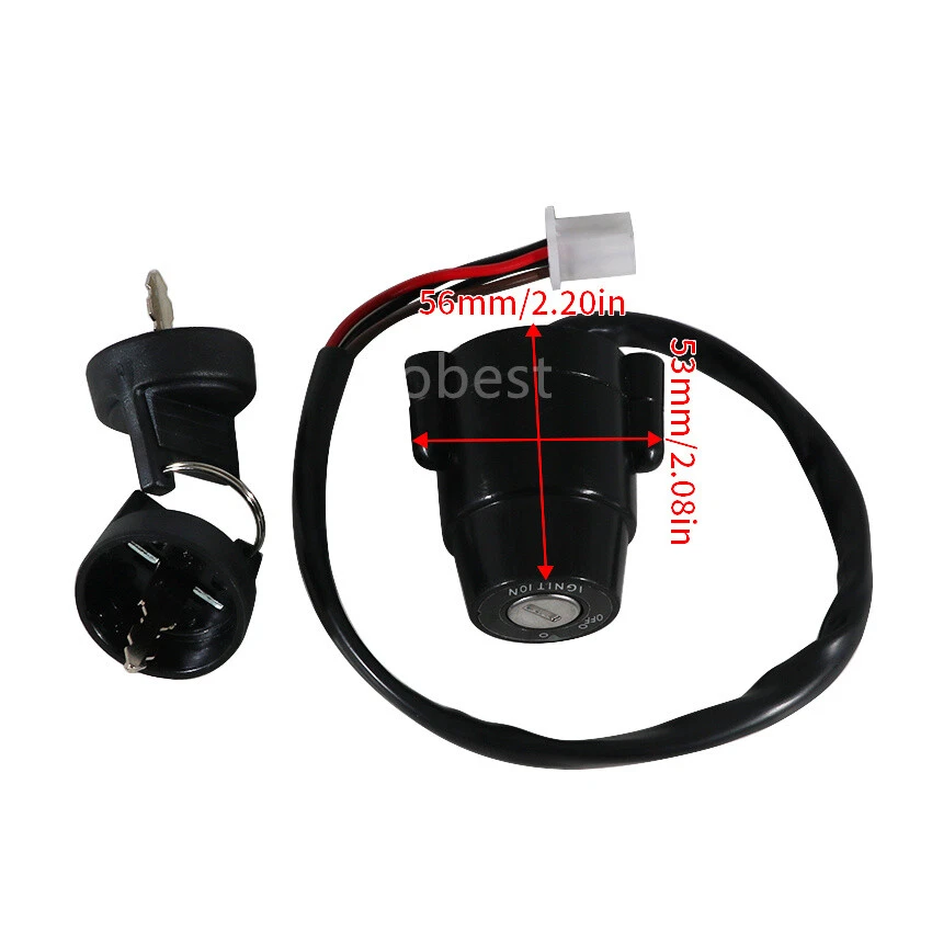 Interruptor de encendido y llaves para Yamaha GT80 78-80 TY250S 1988 AG200 1985 1FE-82510-00 Foto 2 de 4