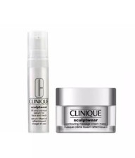 CLINIQUE SCULPTWEAR LIFT AND CONTOUR SERUM  CONTOURING MASSAGE CREAM MASK