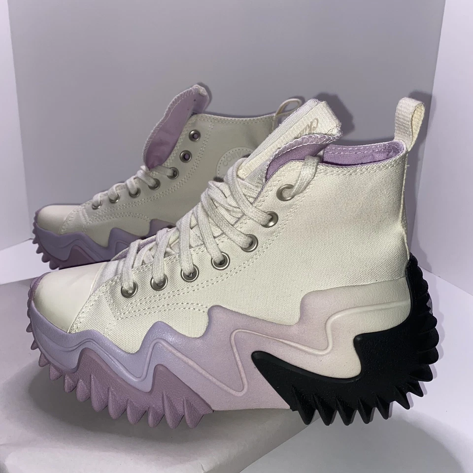 匡威 Converse Chuck Taylor All Star M 5.5 Wo’s 7 Lugged 2.0 紫水晶 Wht 帆布鞋 — 第 2/4 张图片