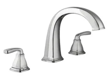 Glacier Bay Mason 2-Handle Deck-Mount Roman Tub Faucet in Chrome