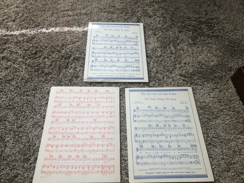 Partitura de colección de Allied Music Corp Cincinnati When Little Yvonne gira bastón - Imagen 3 de 3