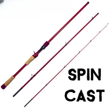 Spinning Casting Fishing Rod Light Carbon  3-4 Parts