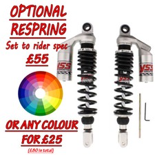 Honda CB900 F BOL D'OR 1979 - 1983 YSS Piggyback Twin Shocks RG362-360TRCL-09