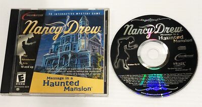 Nancy Drew - Message in a Haunted Mansion 3D Interactive Mystery PC Game 2000