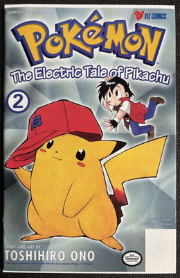 Pokemon : The Electric Tale Of Pikachu #2 Viz 1999 8th Print w/ Insert VF+
