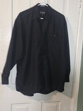After Dark Mens Size Large 16-16.5 Single Stitch Made In Korea Button Shirt