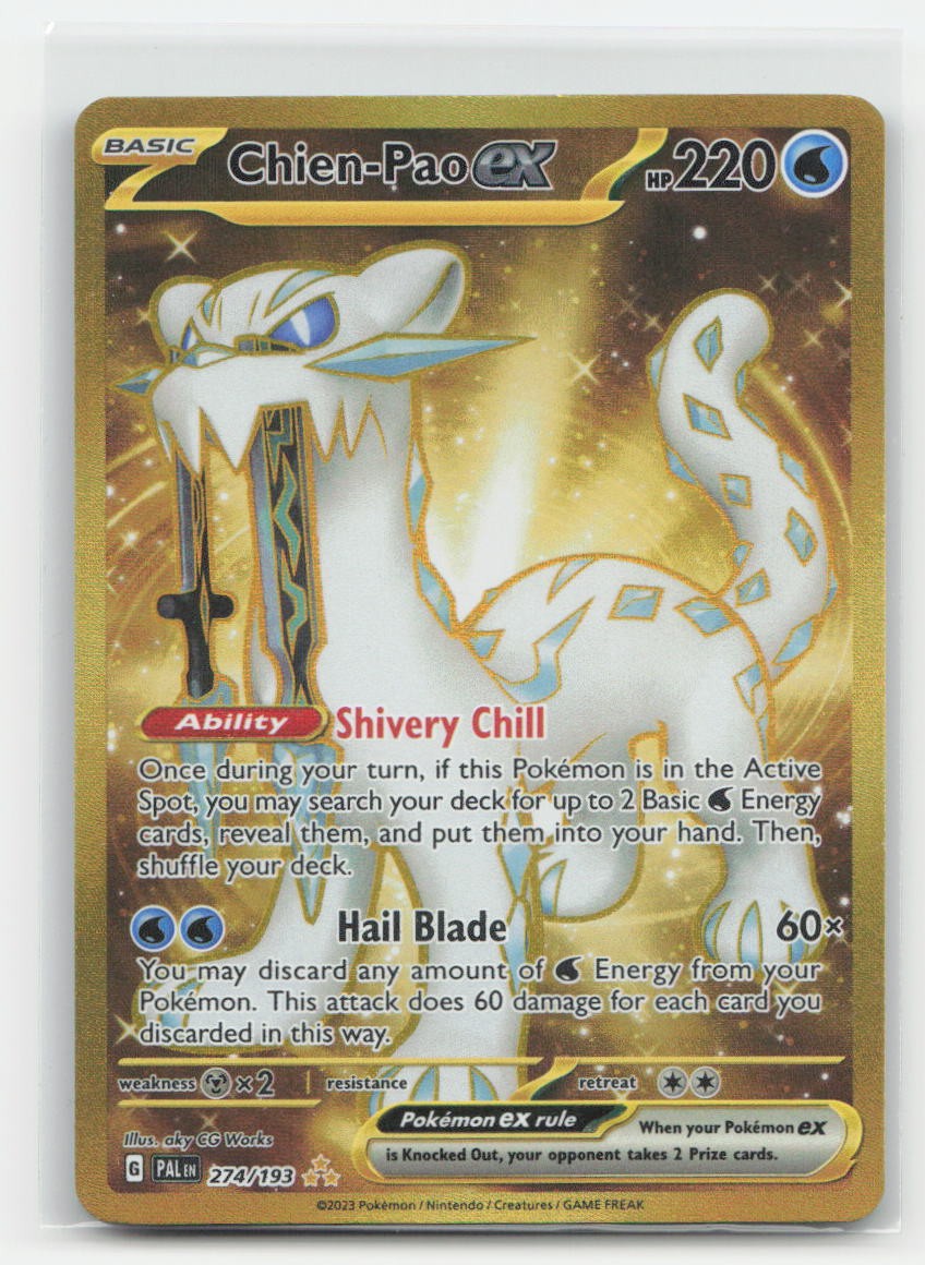 Pokémon Chien-Pao ex - Holo - SV02: Paldea Evolved 274/193 - NM