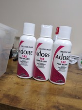 BL Adore Semi-Permanent Haircolor 142 Pink Blush 4 oz - THREE PACK