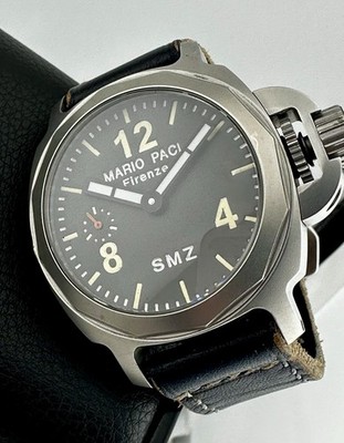 Mario Paci SMZ PROTOTYPE VERY RARE SWISS Automatic MOVEMENT MADE BY ENNEBI 46mm
