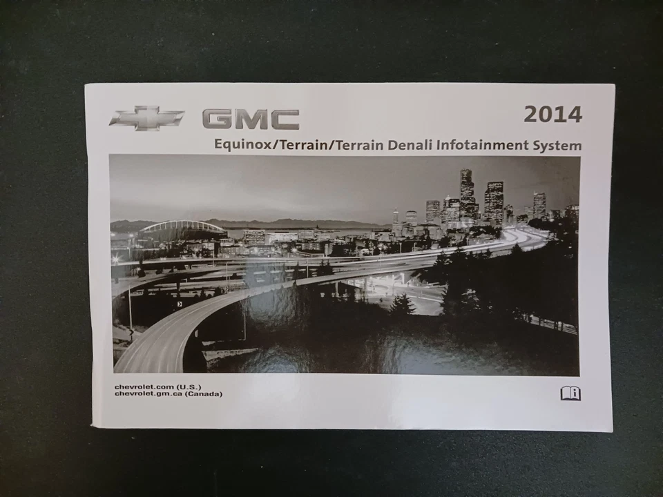 GMC Terrain/Denali 2014 guía manual del propietario con libro de navegación y estuche OEM Foto 2 de 3