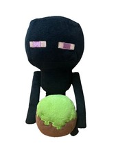 Minecraft Enderman Happy Explorer Plush Holding Ball 8.5" Jinx Mojang 2018 D41