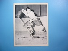 1945/54 QUAKER OATS NHL HOCKEY PHOTO GUS MORTSON SHARP!! TORONTO MAPLE LEAFS