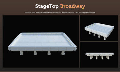 StageTop: 3D gedrucktes modulares Gaming Board/Tisch - Broadway Version