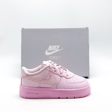 NEW Baby/Toddler Nike Force 1 Low Lace TD PINK FOAM / PINK IF1674 601