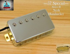 G.M. 57 Special Alnico II Chrome Humbucker Neck 50mm 4-wire for Gibson Epiphone 