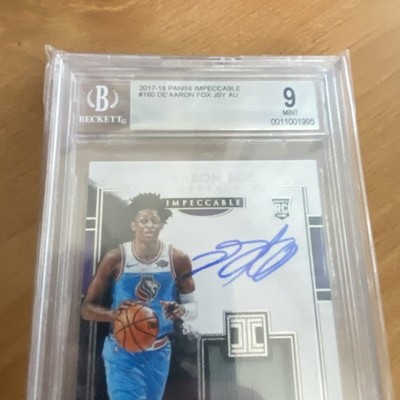 2017-18 Panini Impeccable - Elegance Rookie Jersey Autographs De
