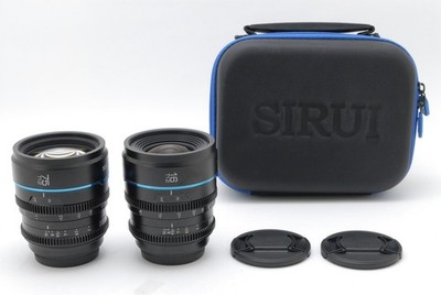 *TOPMINT w/Case* SIRUI Night Walker S35 Frame Cine Lens 16mm ＆ 75mm T1.2 L Mount