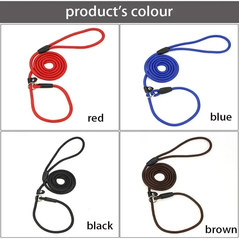 Dog Training Correction Leash Lead Cesar Puppy Pets Millan Slip Nylon Rope AU