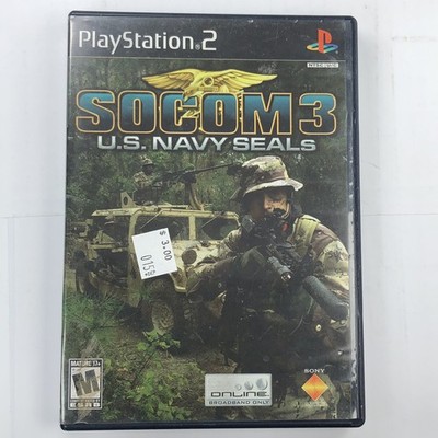SOCOM 3 U.S. Navy SEALs - PlayStation 2 PS2 (Complete w/ Manual)
