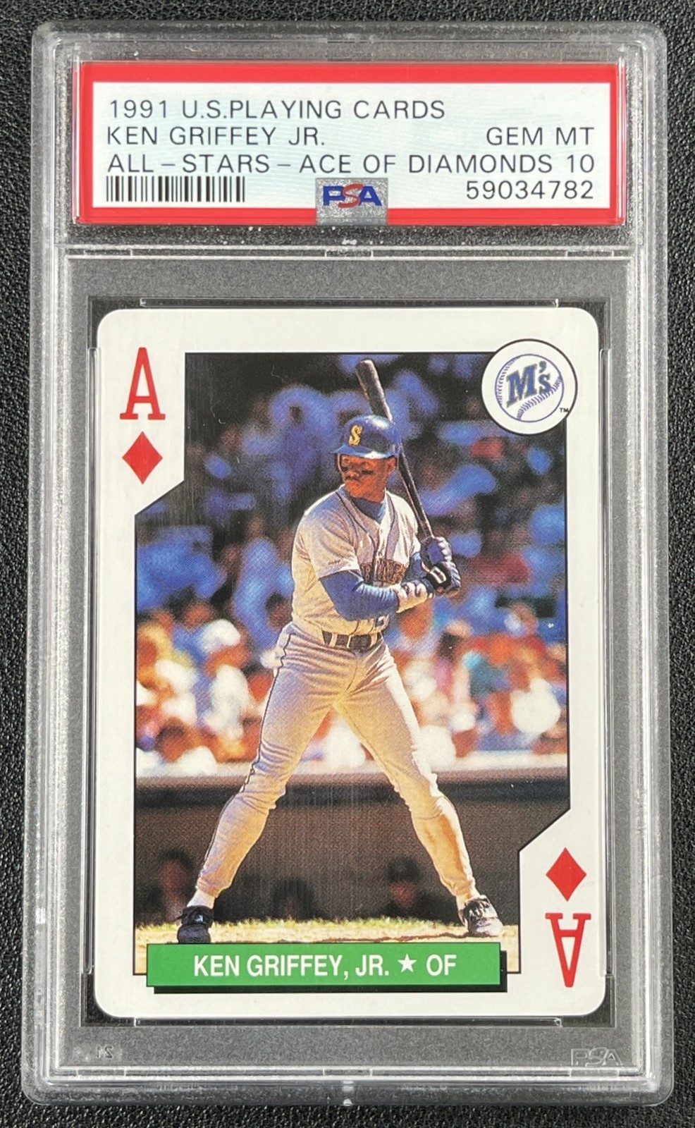 KEN GRIFFEY JR. PSA 10 1991 U.S. PLAYING CARDS ALL-STARS ACE OF DIAMONDS 4782