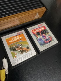 Reconditioned Atari 2600 4 Switch Console w/ Component RCA Mod & 2 Games