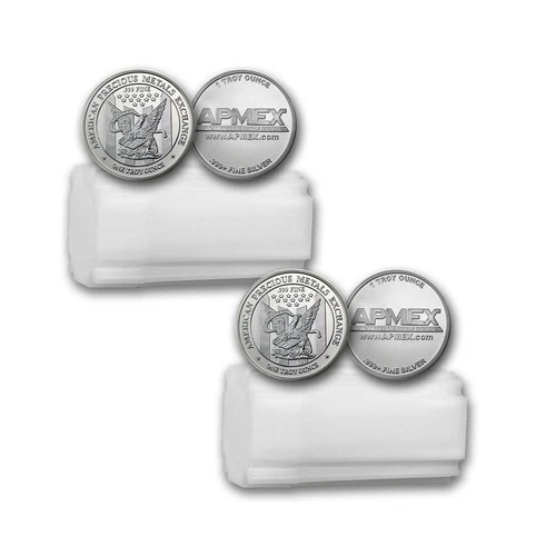 1 oz Silver APMEX Round - Lot of 40 Rounds - .999 Fine Silver