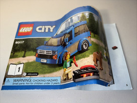 Lego City 60117 Van & Caravan - INSTRUCTION MANUALS ONLY GUC