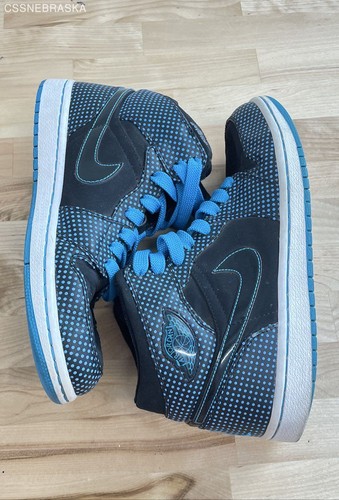 Nike Air Jordan Men's Retro High Polka Dot Laser Blue 136065-042 - Size 8 - Picture 7 of 9