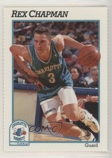 1991-92 NBA Hoops Charlotte Hornets Sheet Singles Rex Chapman 0q3