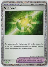 Sun Seed 027/034 - Trading Card Game Classic Holo - PTCG