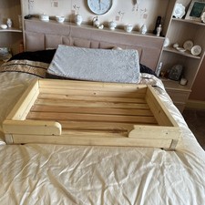 Wooden Pet Crate 83 X 53 Cm & orthopaedic mattress 