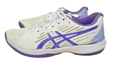 Asics Solution Swift FF White Smoke Blue Women s Size 7.5 Style #1042A 197