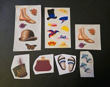 Creative Memories Mrs. Grossman's Lot Of Hats Shoes Dress Up Scrapbook Stickers