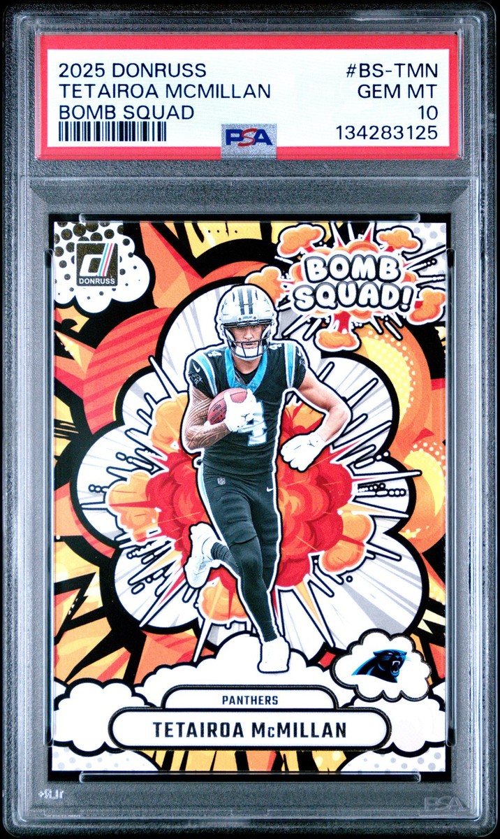 2025 PANINI DONRUSS BOMB SQUAD #BS-TMN TETAIROA MCMILLAN ROOKIE RC
