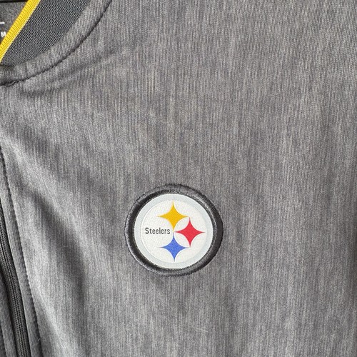 Pittsburgh Steelers Nike Black Sideline Coaches 1/2 Zip Pullover Jacket - Sz: M - Picture 6 of 10