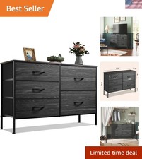 Dresser for Bedroom with 5 Drawers, Wide Dressers with Drawer Organizers, Che...