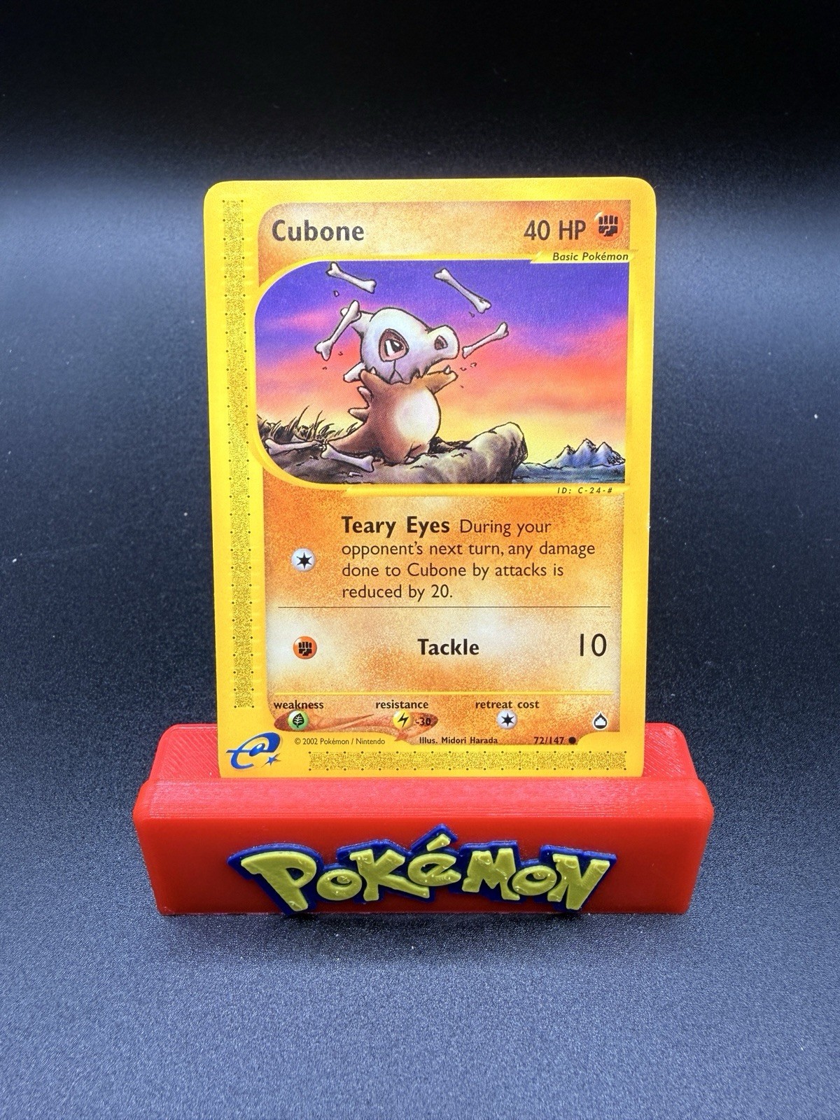 Cubone - Aquapolis 72/147 2002 - E Reader - Pokémon TCG - WOTC - NM M2