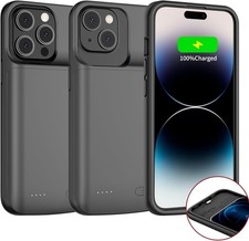 For i-Phone 16 15 14 13 12 11 Pro Battery Charger Case Power Bank Charging Cover